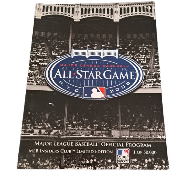 2 FOR $5 SALE 2008 Major League Baseball MLB All-Star Program: Yankee Stadium - Picture 4 of 4